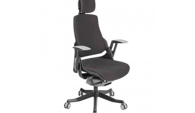 Juhitool WAU peatoega, reg. käetoed pealt hallid, 09842/max 120kg/ must kangas+must