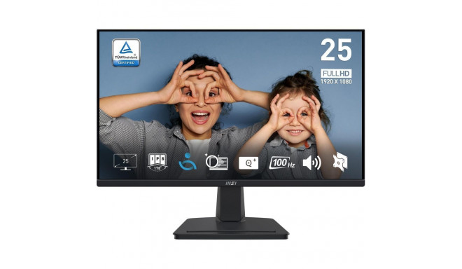 MSI LCD Monitor||PRO MP251|24.5"|Business|Panel IPS|1920x1080|16:9|100 Hz|1 ms|Speakers|Colour Black