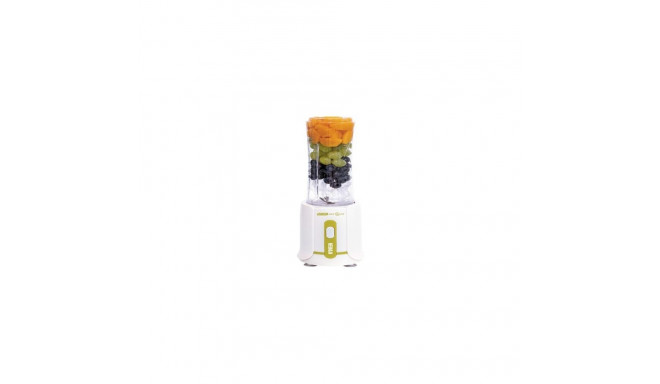Noveen Blender 300W Ice Crushing Blades 2x600ml Bottles Non-Drip BPA-Free Green