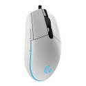 Logitech LOGITECH G203 LIGHTSYNC Corded Gaming Mouse - WHITE - USB