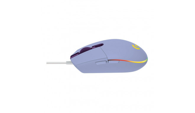 Logitech LOGITECH G102 LIGHTSYNC Corded Gaming Mouse - LILAC - USB - EER