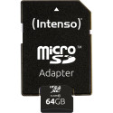 Intenso microSDXC 64GB C10 adapteriga
