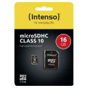 Intenso microSDHC 16GB C10 adapteriga
