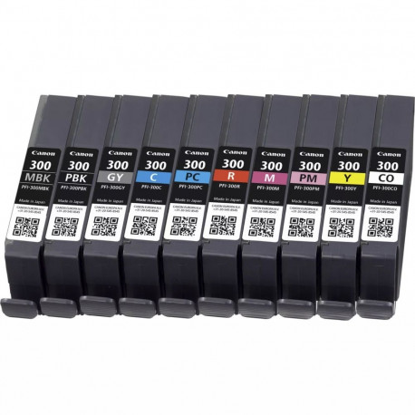 Canon PFI-300 multipakk MBK/PBK/C/M/Y/PC/PM/R/GY/CO