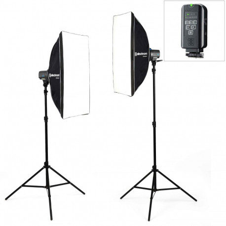 Elinchrom D-Lite RX One kaheosaline stuudiokomplekt