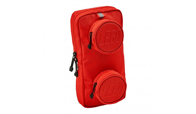 LEGO üleõlakott klots 1x2 punane