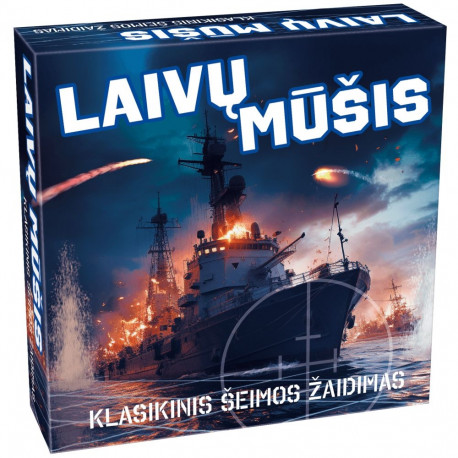 TACTIC Board game Battleship (In Lithuanian lang.)