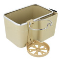 Car organizer with cup holder beige
