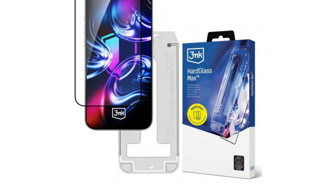 3mk Hardglass Max Tempered Glass for iPhone 15 Pro Max