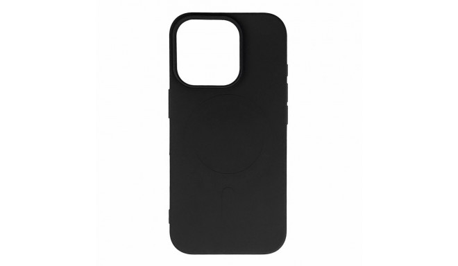 MagSafe Compatible Liquid Silicone Case for iPhone 17 - Black