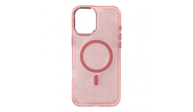 Glitter Case MagSafe Compatible for iPhone 17 - Pink