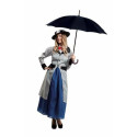 Costume for Adults My Other Me Mary Poppins 4 Pieces Grey - M/L