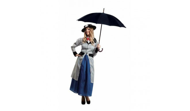 Costume for Adults My Other Me Mary Poppins 4 Pieces Grey - M/L