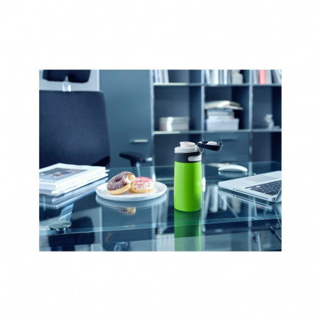 Leifheit 03249 travel mug 350 ml Black, Green Stainless steel