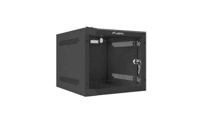LANBERG 10" WALL-MOUNTED RACK CABINET 4U (280X310, BLACK)