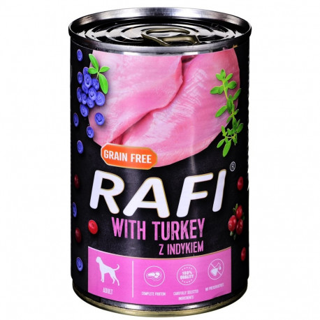 Dolina Noteci Rafi kalkuniga, jõhvika ja mustikaga märg koeratoit 400g