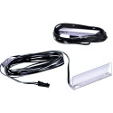Cama riiulile paigaldatav valge 2LED lamp