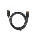 Lanberg CA-DPDP-10CC-0030-BK DisplayPort kaabel 3 m must