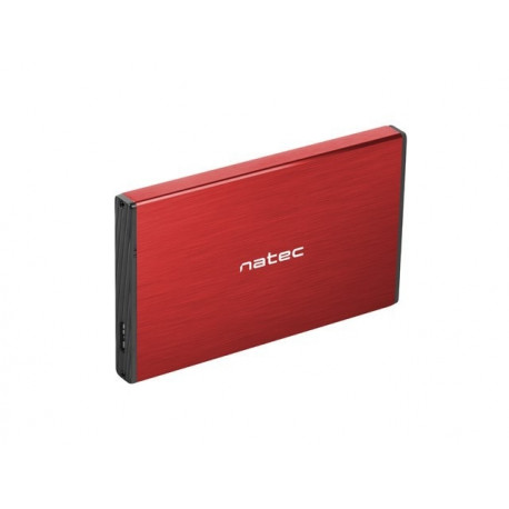 NATEC HDD korpus RHINO GO (USB 3.0, 2.5", punane)