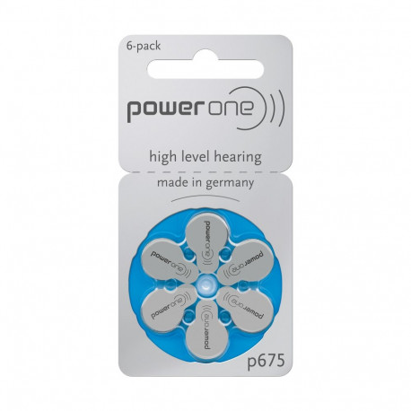 Bateria do aparatów słuchawkowych POWER ONE VARTA PR44/675 6szt./bl