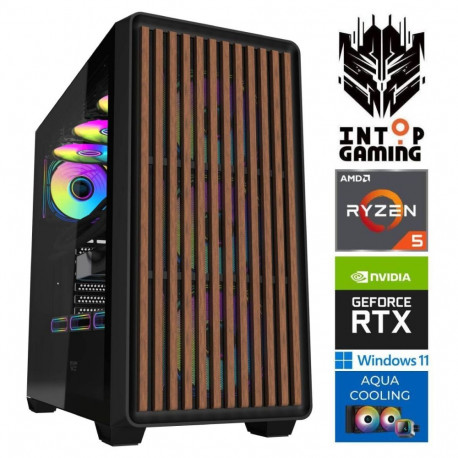 INTOP AQUA Ryzen 5 9600X 64GB DDR5 1TB SSD M.2 NVME+2TB RTX5070Ti 16GB
 WIN11