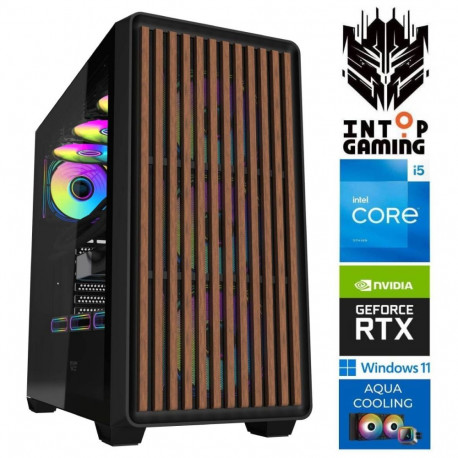 INTOP AQUA i5-14400F 32GB DDR5 1TB SSD M.2 NVME RTX5060Ti 8GB WIN11