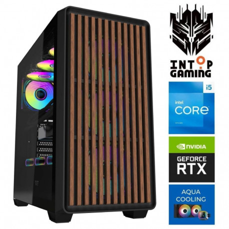 INTOP AQUA i5-14400F 32GB DDR5 1TB SSD M.2 NVME RTX5050 8GB no-OS