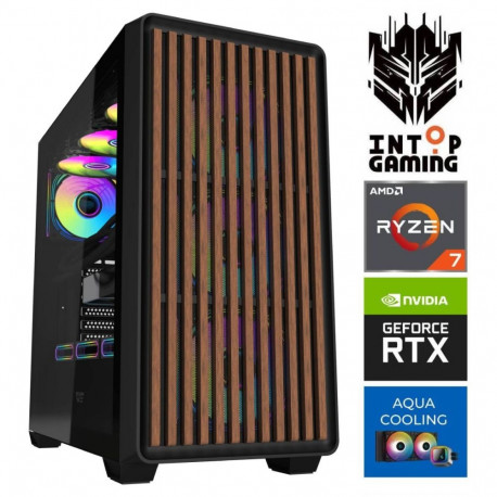 INTOP AQUA Ryzen 7 7700X 64GB DDR5 1TB SSD M.2 NVME+2TB RTX5070 12GB no-OS