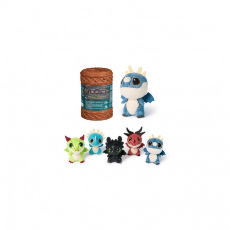 How to train your dragon Dreamworks Dragons , Mini Surprise Plush Toy, 3” Dragon Stuffed Animal, Mys