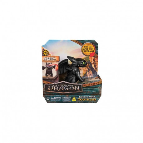 How to train your dragon Dreamworks Dragons, , Roaring Minis Toothless, Interactive Toy with 25 Soun
