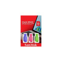 SanDisk Cruzer Blade 3x 32GB USB flash drive USB Type-A 2.0 Blue, Green, Pink