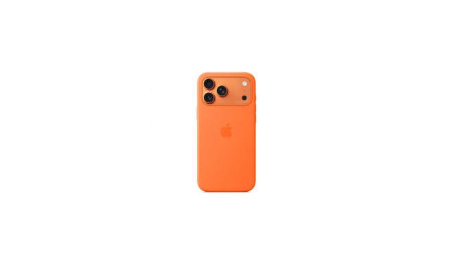 Apple iPhone 17 Pro Max Silicone Case with MagSafe – Orange
