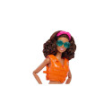 Barbie Doll with Surfboard and Puppy, Poseable Brunette Beach Doll
