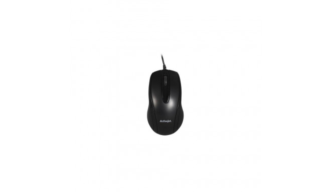 Activejet AMY-083 Wired computer mouse (optical; 1000 DPI; black)