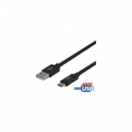 Deltaco USBC-1134M USB cable USB 2.0 2 m USB A Black
