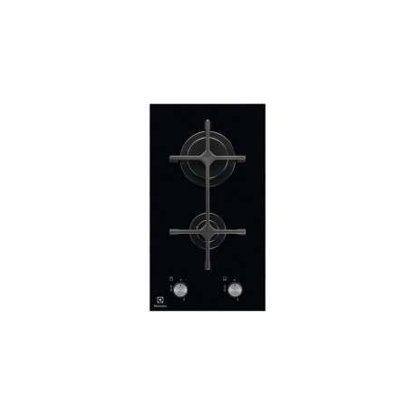 Electrolux EGC3322NVK Black Built-in 29 cm Gas 2 zone(s)