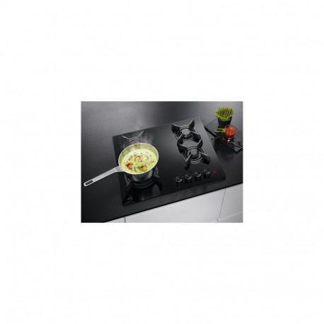 AEG HKB64453NB Black Built-in 60 cm Gas 4 zone(s)