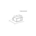 Electrolux EMZ421MMK Black Combination microwave Countertop 21 L 800 W