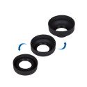 Caruba Rubberen Zonnekap 3in1 55mm