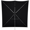 Westcott X Drop Pro Kreukbestendige Achtergrond Kit Rich Black (8' x 8')