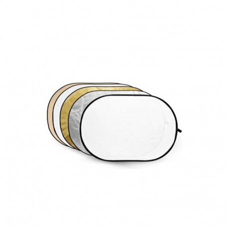 Godox 5 in 1 Goud, Zilver, Soft Gold, Wit, Transparant Reflector disc 80 x 120cm