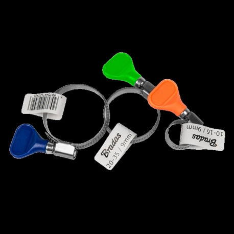 Roostevaba sebra voolikuklamber 10-16mm liblikvõtmega