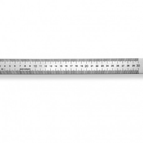 Ruler 500x30x1,0mm stainless type 498