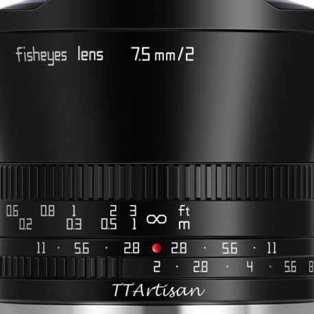 TTARTISAN 7,5mm f/2,0 Fisheye - Nikon Z (APS-C)