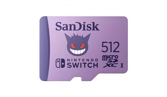 "CARD SanDisk - Flash-Speicherkarte - 512 GB - Video Class V30 / UHS-I U3 - microSDXC UHS-I"