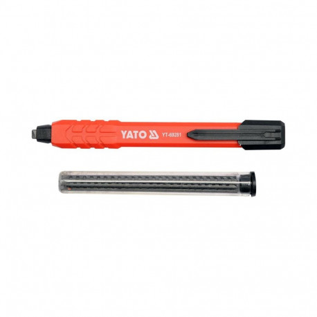 Yato Automatic Carpenter's Pencil YT-69281, 1 + 5, HB, PVC, for wood, walls, hard building materials