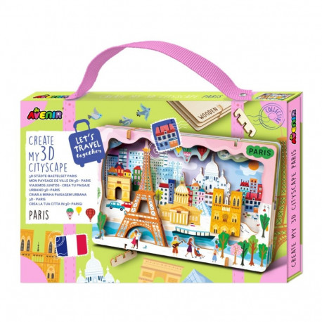 Puzzle Create an urban landscape 3D - Paris