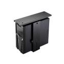 Rotating desktop computer holder