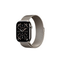 Apple Watch Series 11 GPS + Cellular 42mm Natural Titanium Case with Natural Milanese Loop