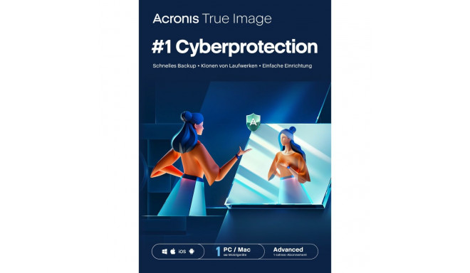 Acronis True Image Advanced – 1 arvuti + 500 GB Acronis Cloud Storage – 1 aasta tellimus – ESD allal